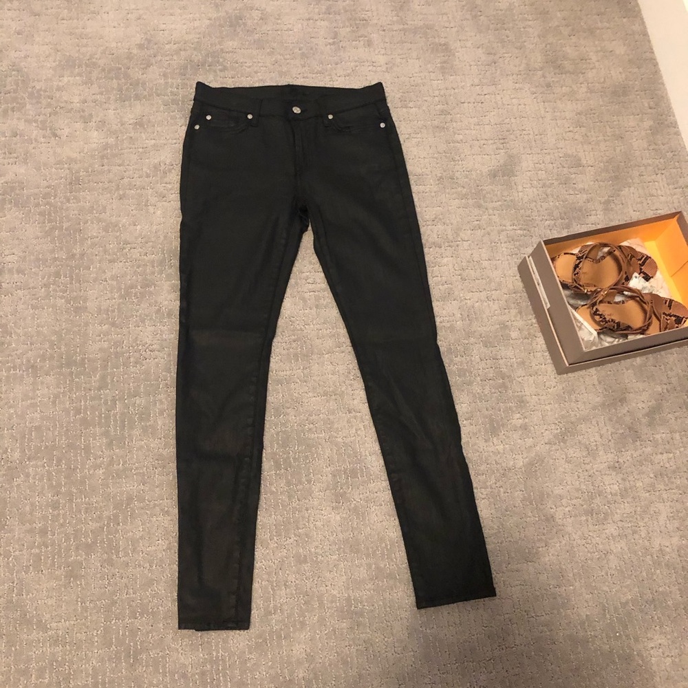 7 for all Mankind Gwenevere Skinny Jeans black
